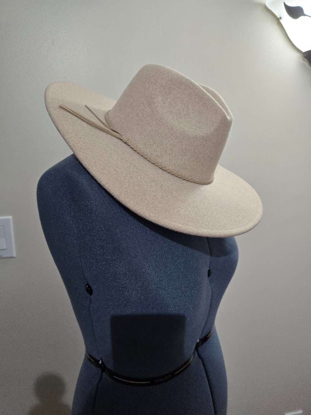 NWT - Taupe Adjustable Hat - Size L/XL